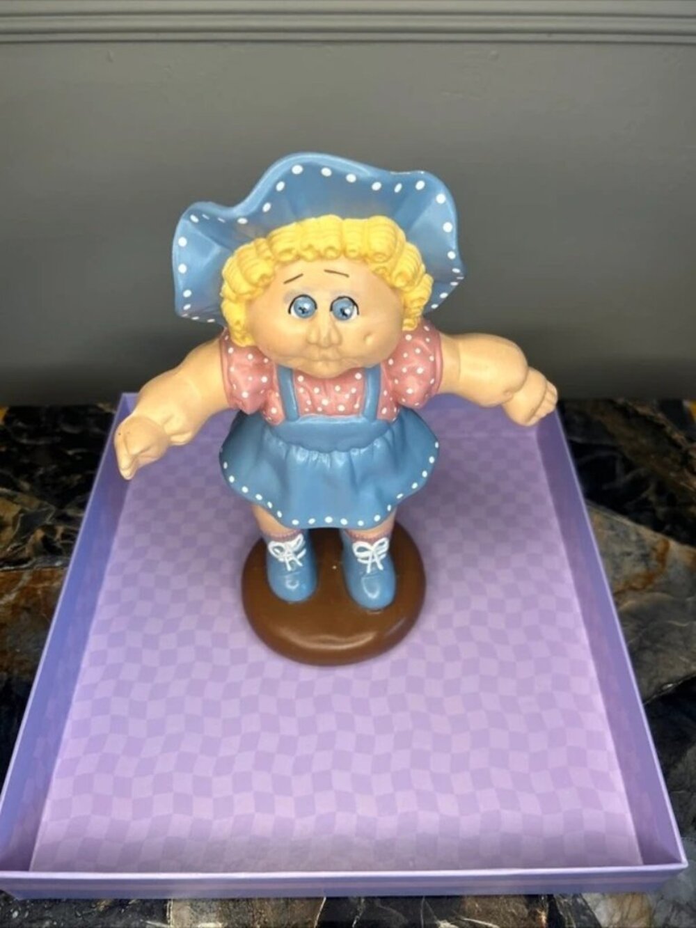 Ceramic cabbage Patch Kids Figurine Vintage